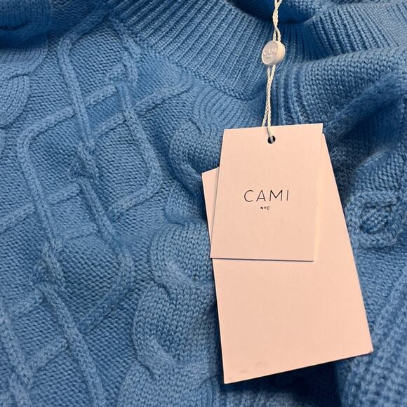 CAMI NYC Davney Merino Wool Cable Sweater NWT XL - Picture 8 of 12